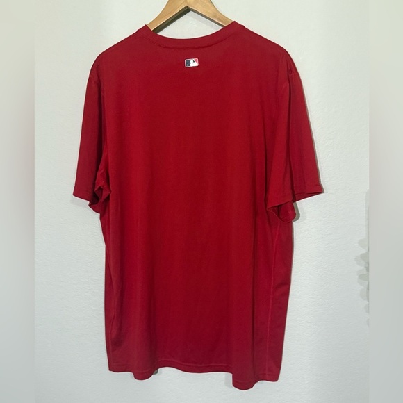 Nike Dri-Fit Angels Baseball Red T-Shirt, XL Extra Large - Picture 3 of 4